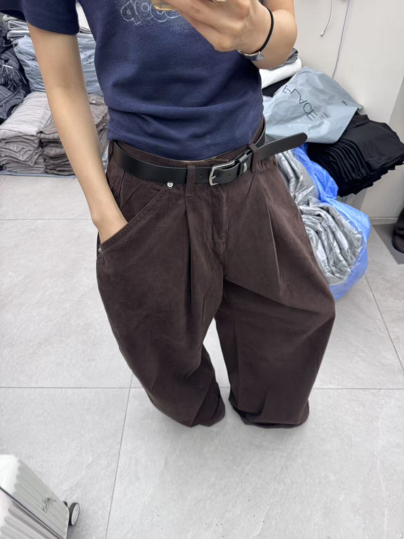 I MFACT韓國代購㊣女士新品職業熱賣真品人氣休閑褲不含腰帶I MFACT休閑褲