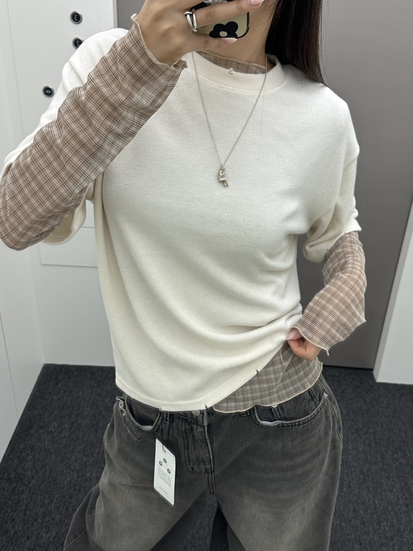 I MFACT韓國代購㊣女士新品時尚25秋冬熱賣人氣休閑職業T恤I MFACTT恤