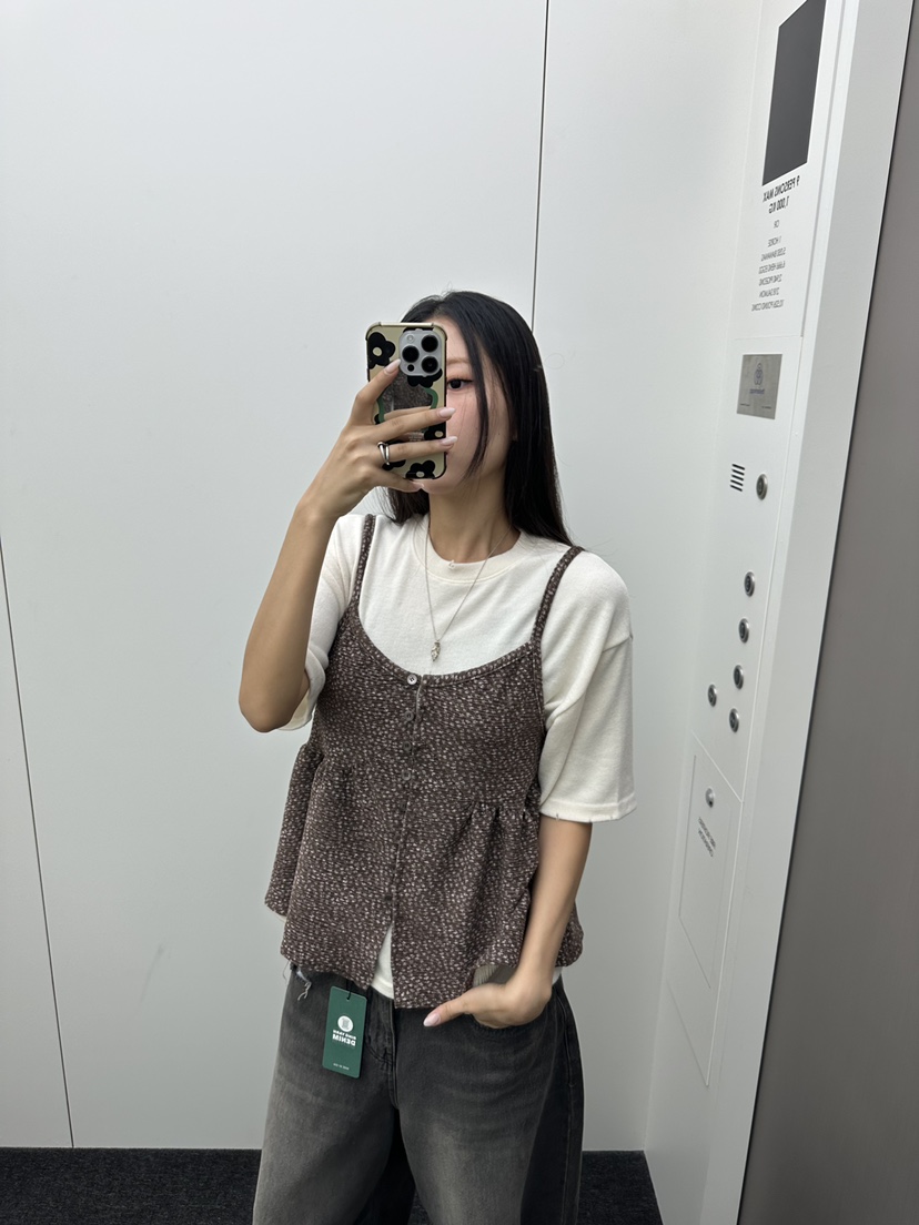 I MFACT東大門㊣直郵女士新品熱賣吊帶背心不含內搭天鵝絨緊身I MFACT吊帶/背心