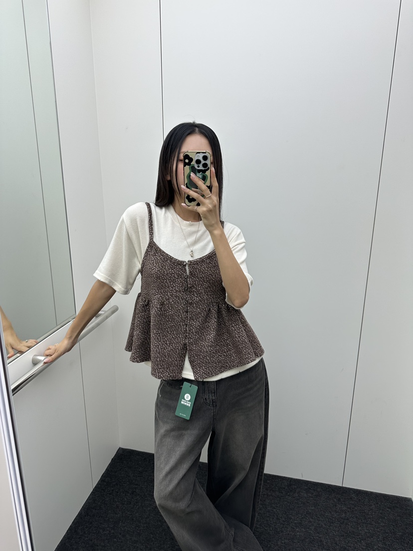 I MFACT東大門㊣直郵女士新品熱賣吊帶背心不含內搭天鵝絨緊身I MFACT吊帶/背心