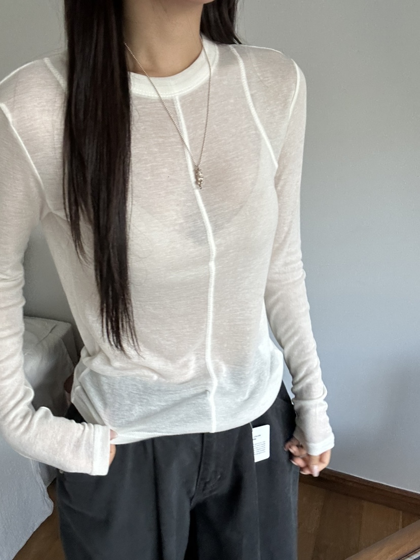 I MFACT東大門㊣實拍女裝新款真品職業熱賣時尚25秋冬長袖T恤I MFACT長袖T恤
