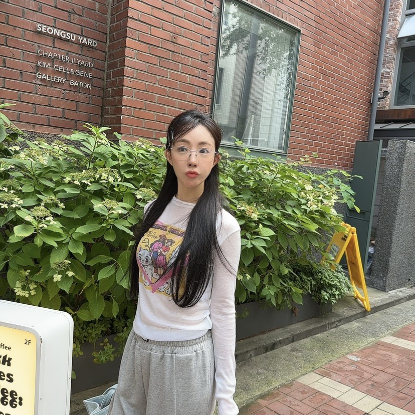 PALETTE-Q韓國代購㊣女裝新品熱賣人氣推薦職業長袖T恤網眼PALETTE長袖T恤