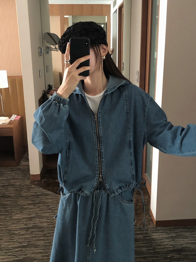 ONDO-P東大門㊣直郵女士新品休閑時尚職業熱賣夾克連帽拉鏈衫ONDO-P夾克