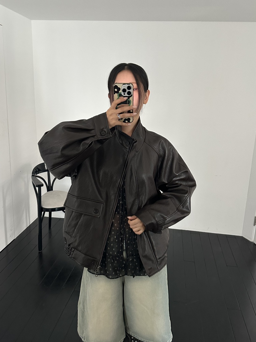 I MFACT東大門㊣實拍女裝新款真品人氣休閑推薦熱賣夾克皮革I MFACT夾克