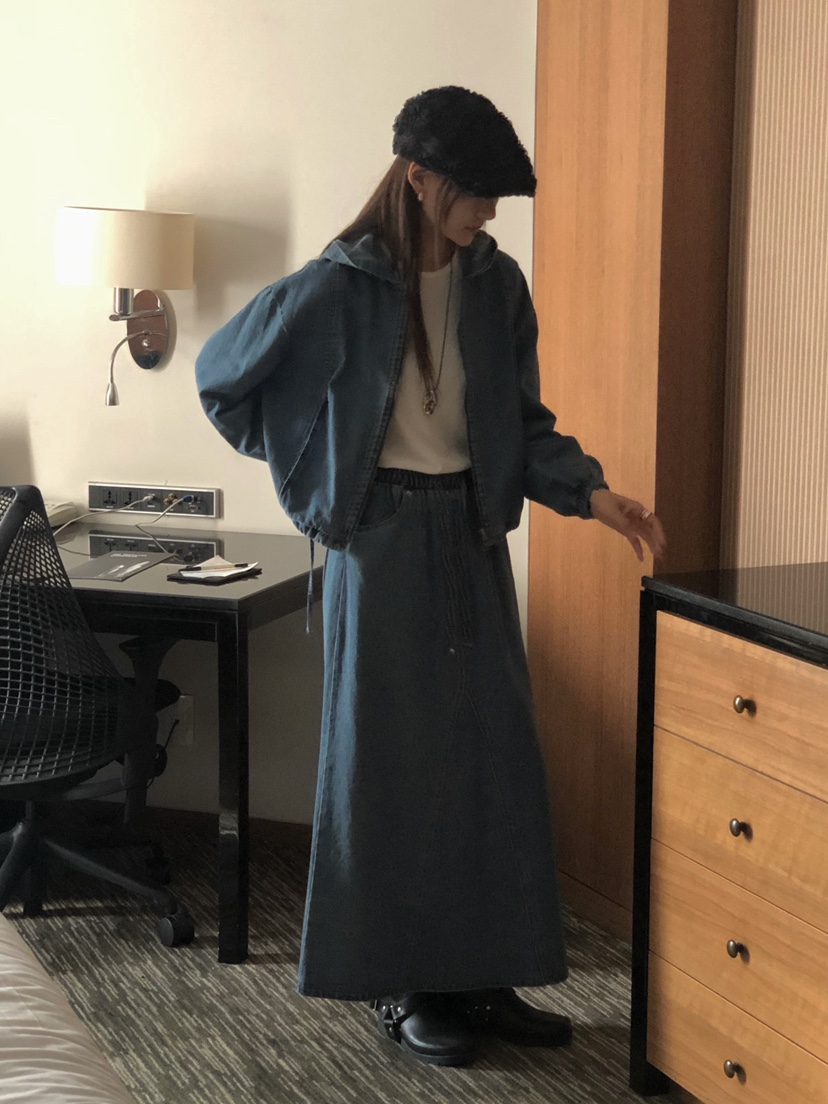 ONDO-P韓國直郵㊣女士新款25秋冬職業推薦人氣真品熱賣長裙ONDO-P長裙