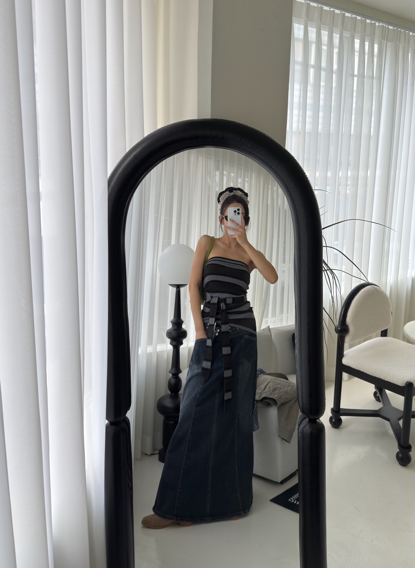 DENVER韓國代購㊣女士新款職業25秋冬休閑人氣時尚吊帶背心DENVER吊帶/背心