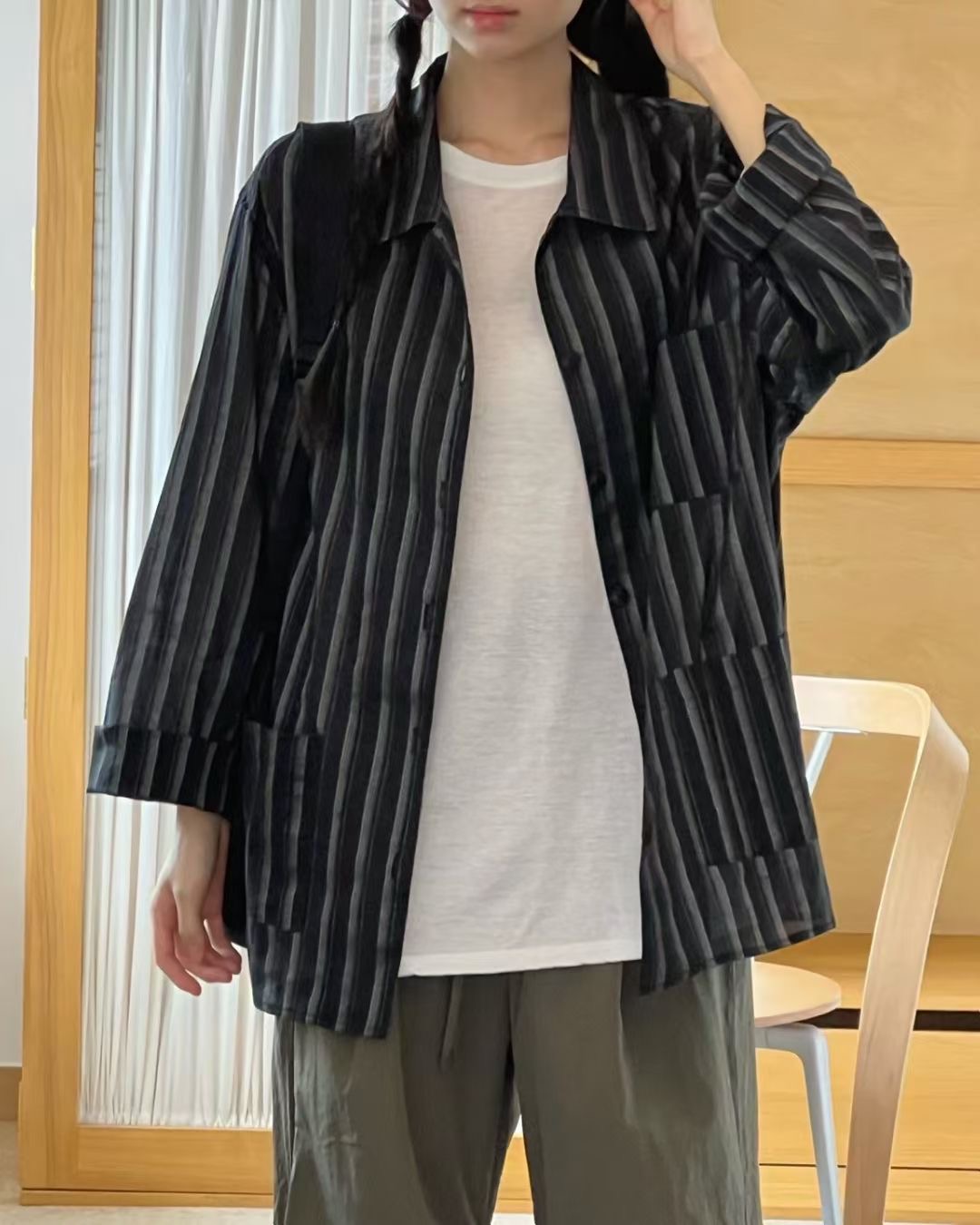 TERROIR東大門㊣直郵女士新品時尚熱賣25秋冬人氣襯衫蕾絲衫TERROIR襯衫/蕾絲衫