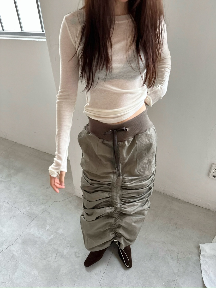 AWESOMESAUCE東大門㊣直郵女士新品休閑時尚熱賣推薦真品長裙AWESOME SAUCE長裙