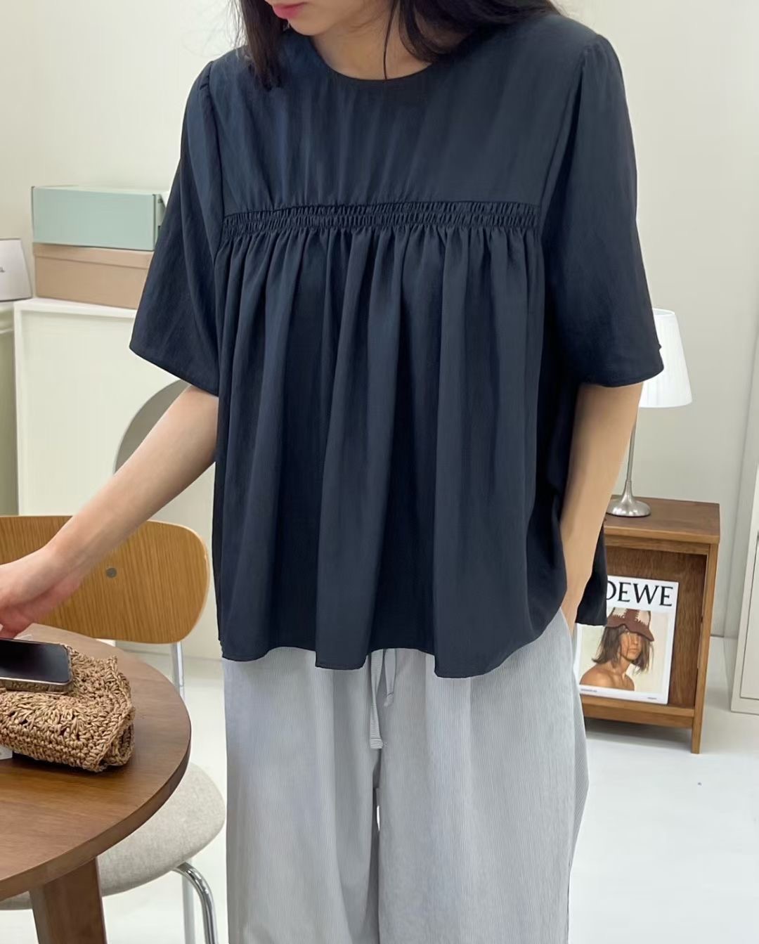 TERROIR韓國直郵㊣女士新品人氣25秋冬真品時尚熱賣襯衫蕾絲衫TERROIR襯衫/蕾絲衫圖色3