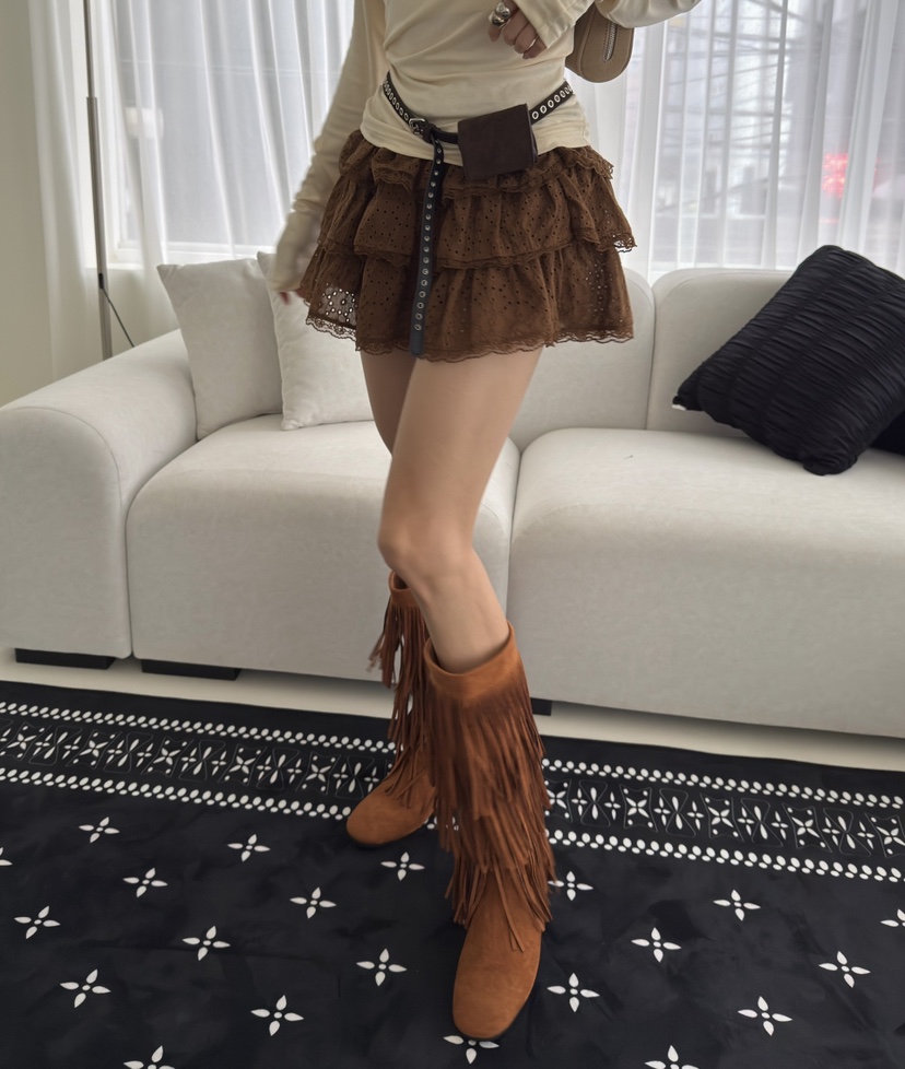 DENVER東大門㊣代購女士新品25秋冬熱賣休閑真品推薦時尚短裙DENVER短裙