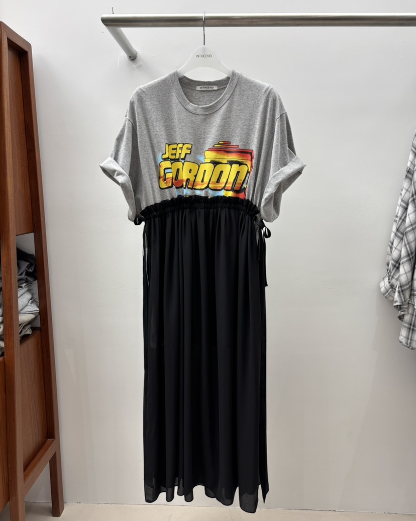 INTHEEND韓國代購㊣女士新品推薦真品25秋冬熱賣連衣裙雪紡INTHEEND連衣裙
