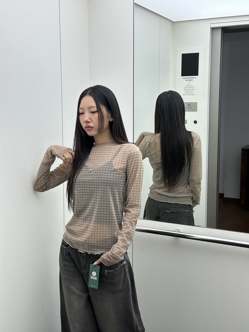 I MFACT東大門㊣代購女士新款時尚真品25秋冬職業休閑長袖T恤I MFACT長袖T恤
