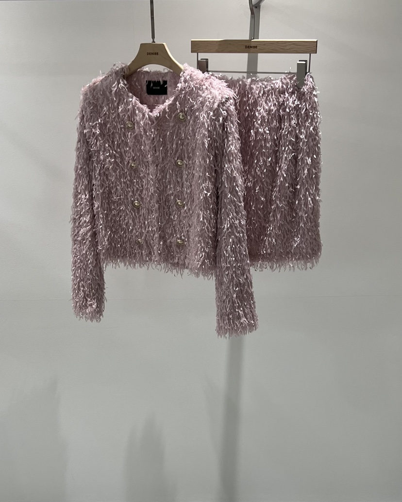 DENISE韓國代購㊣女裝新品25秋冬時尚休閑職業真品熱賣短裙DENISE短裙