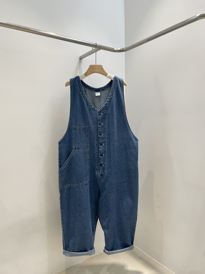 BLOOM東大門㊣實拍女裝新品時尚25秋冬真品熱賣人氣背帶褲紐扣BLOOM-S背帶褲