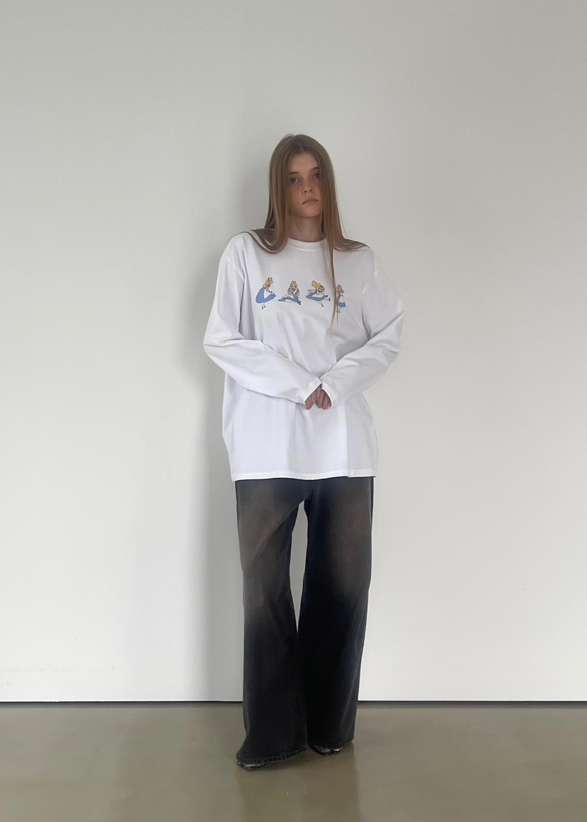 ANOTHER AVENUE韓國直郵㊣女裝新品25秋冬牛仔褲水洗牛仔布ANOTHER AVENUE牛仔褲