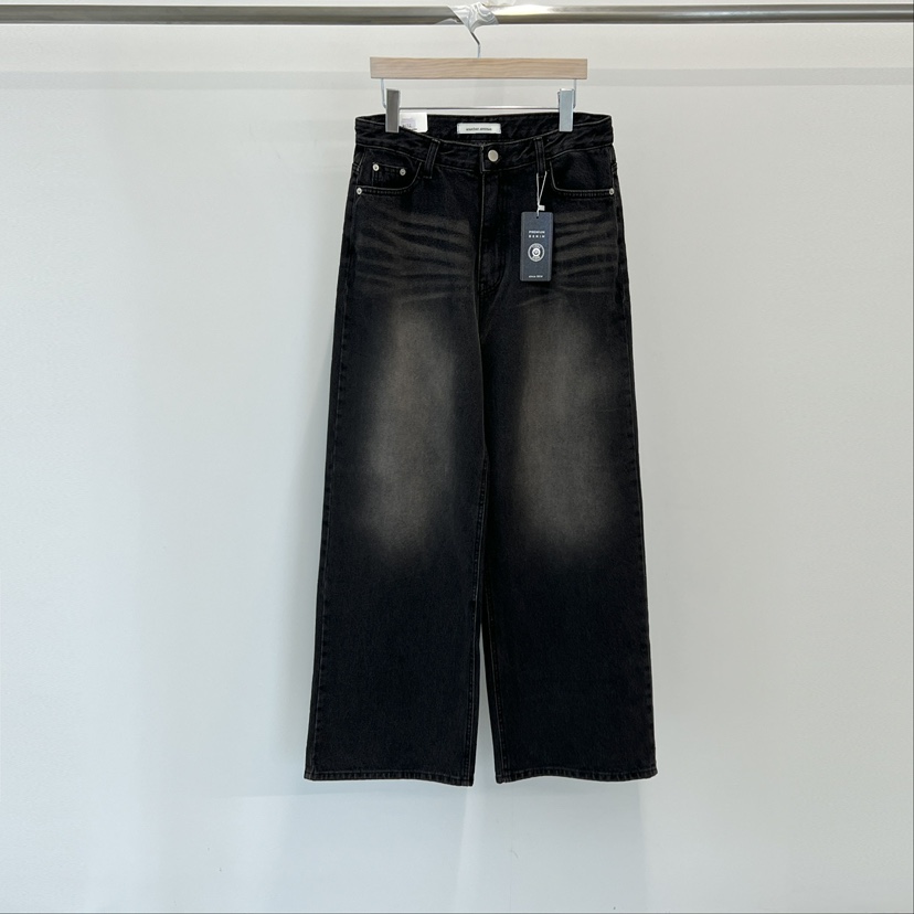ANOTHER AVENUE韓國直郵㊣女裝新品25秋冬牛仔褲水洗牛仔布ANOTHER AVENUE牛仔褲