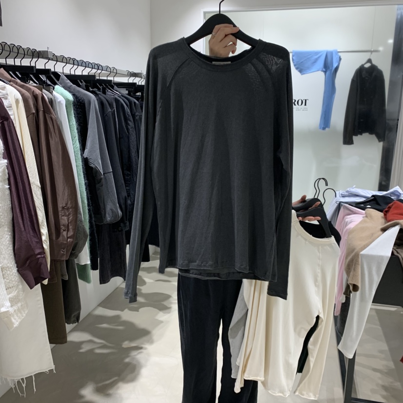 BROT東大門㊣代購女裝新品真品時尚職業熱賣25秋冬人氣長袖T恤BROT長袖T恤圖色4