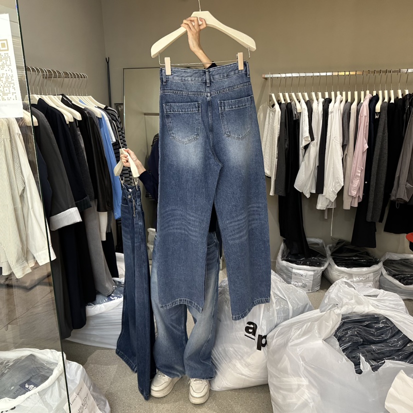 LIMED SPRUCE東大門㊣實拍女裝新款真品人氣熱賣時尚牛仔褲LIMED SPRUCE牛仔褲