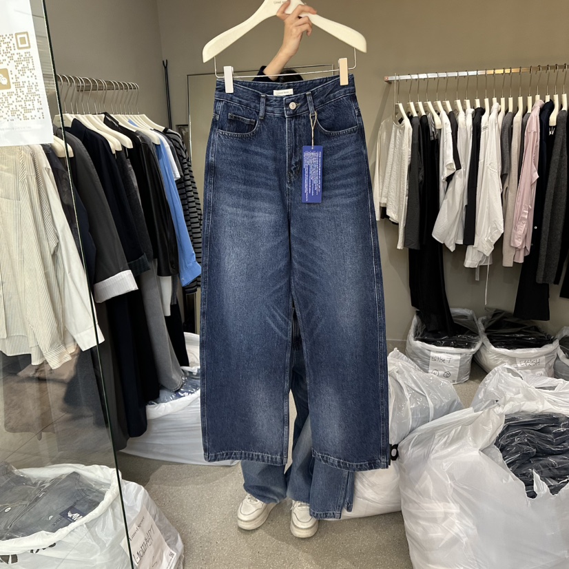 LIMED SPRUCE東大門㊣實拍女裝新款真品人氣熱賣時尚牛仔褲LIMED SPRUCE牛仔褲圖色1