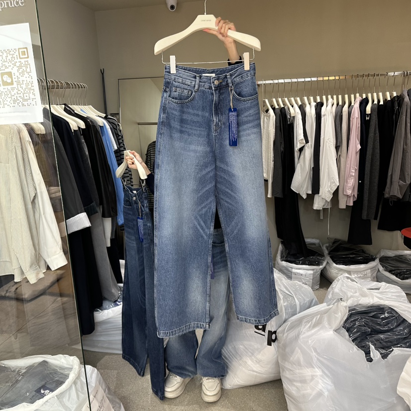 LIMED SPRUCE東大門㊣實拍女裝新款真品人氣熱賣時尚牛仔褲LIMED SPRUCE牛仔褲圖色2