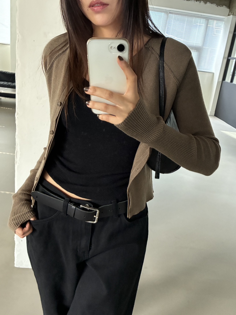ACME韓國直郵㊣女裝新品熱賣人氣時尚職業25秋冬真品針織衫ACME針織衫