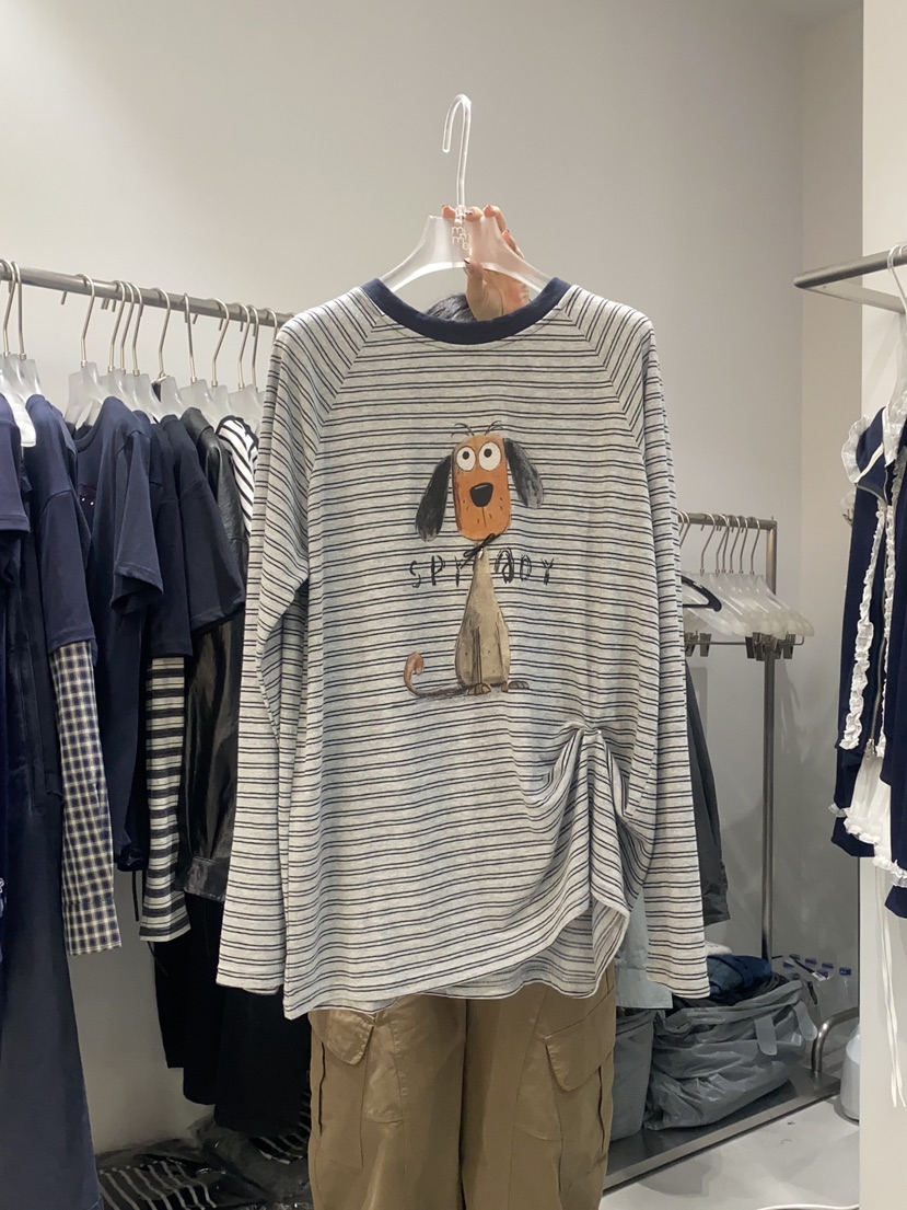 LOOKK東大門㊣代購女士新品推薦熱賣職業休閑真品時尚長袖T恤LOOKK長袖T恤