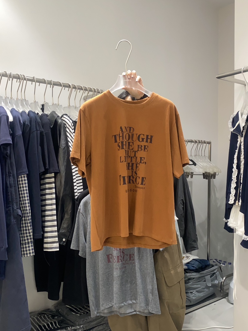 LOOKK東大門㊣實拍女士新品休閑25秋冬熱賣時尚人氣推薦T恤LOOKKT恤