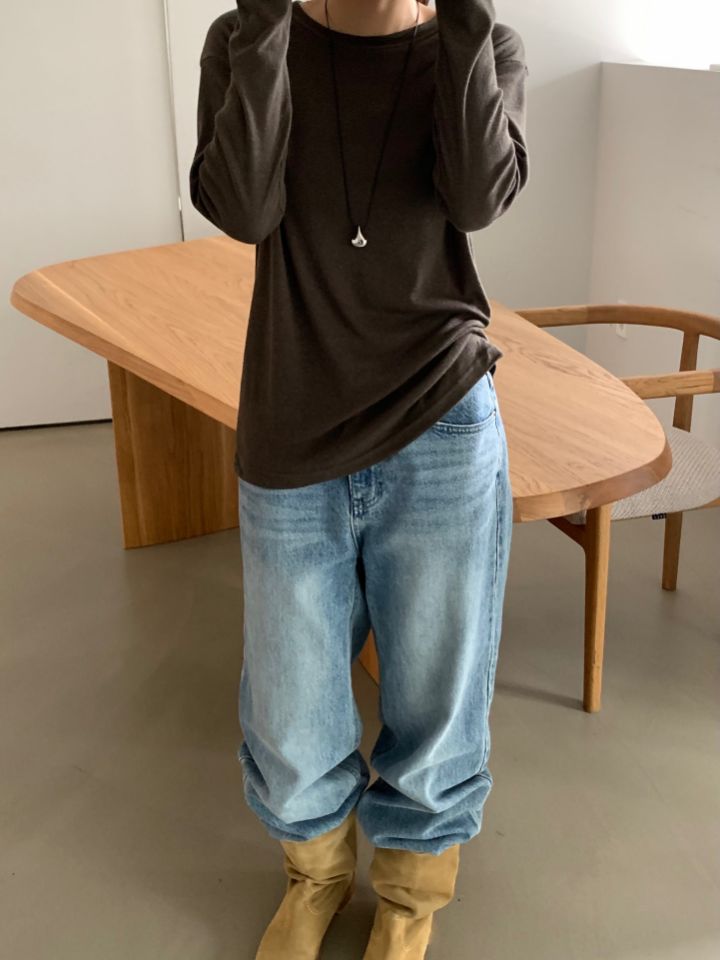 DOIT韓國代購㊣女裝新款人氣熱賣25秋冬休閑時尚真品長袖T恤DOIT長袖T恤