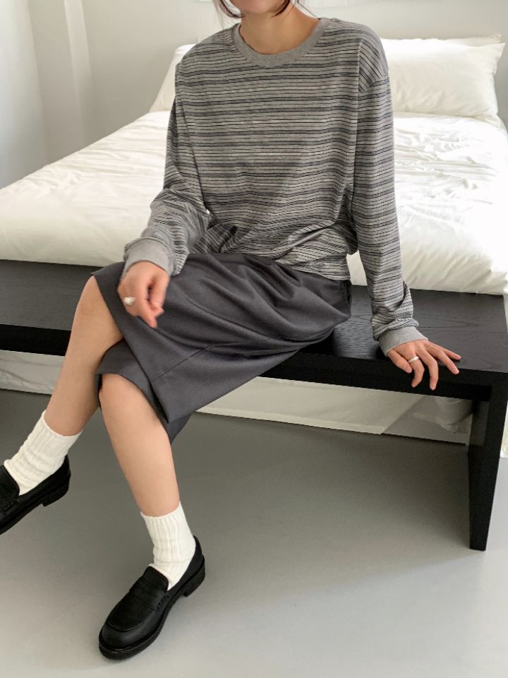 DOIT東大門㊣實拍女士新款時尚25秋冬休閑人氣職業熱賣長袖T恤DOIT長袖T恤