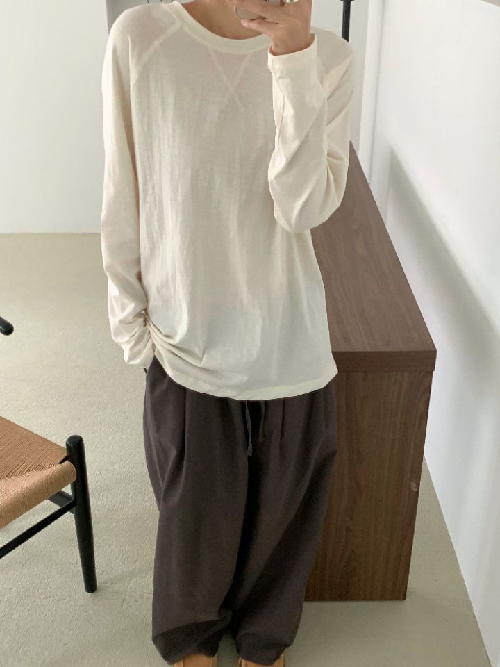 DOIT東大門㊣代購女裝新款人氣休閑真品職業時尚25秋冬長袖T恤DOIT長袖T恤