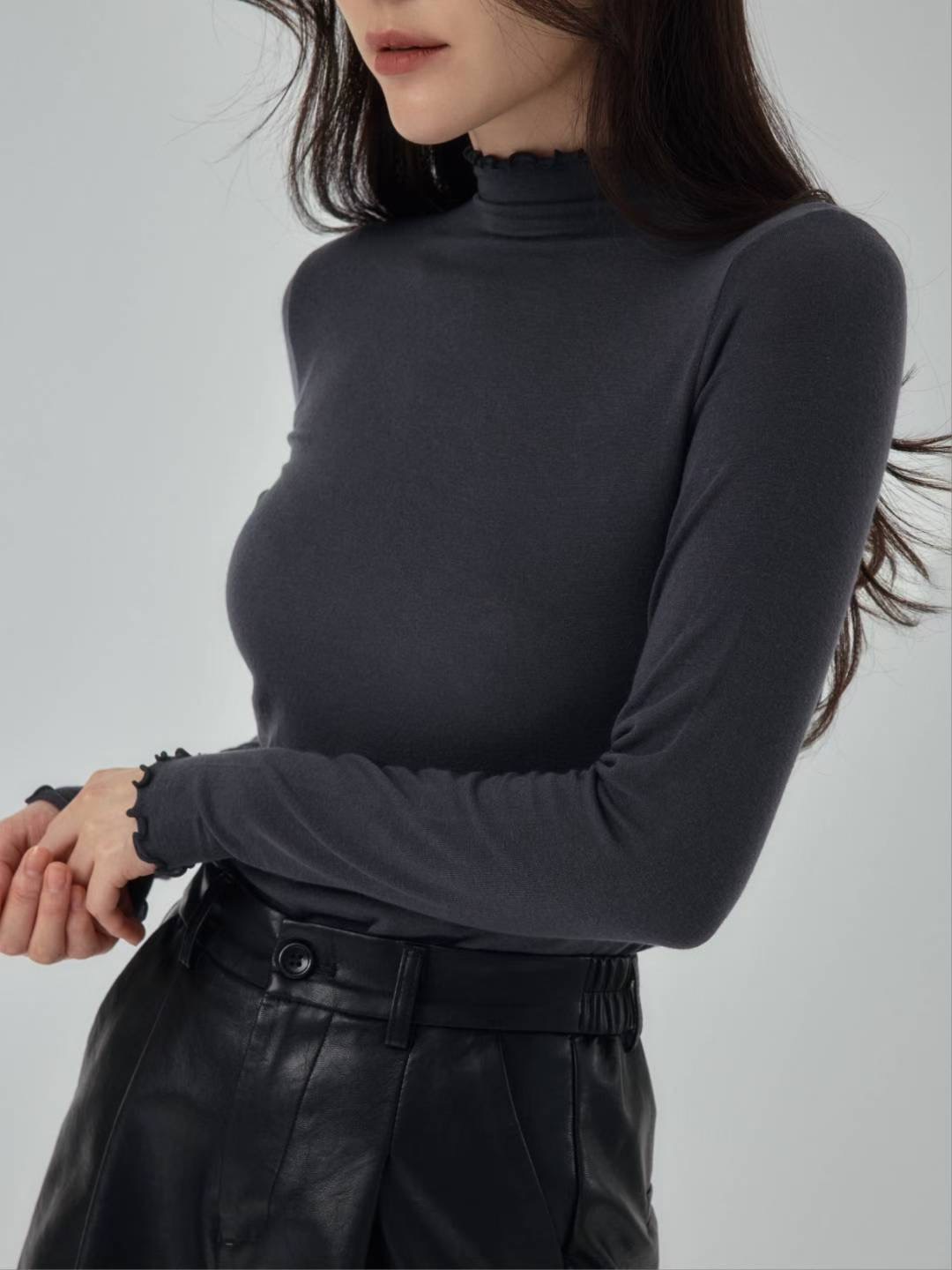 ZEST-제스트-T韓國代購㊣女裝新品25秋冬人氣時尚長袖T恤ZEST-2件起訂長袖T恤圖色4