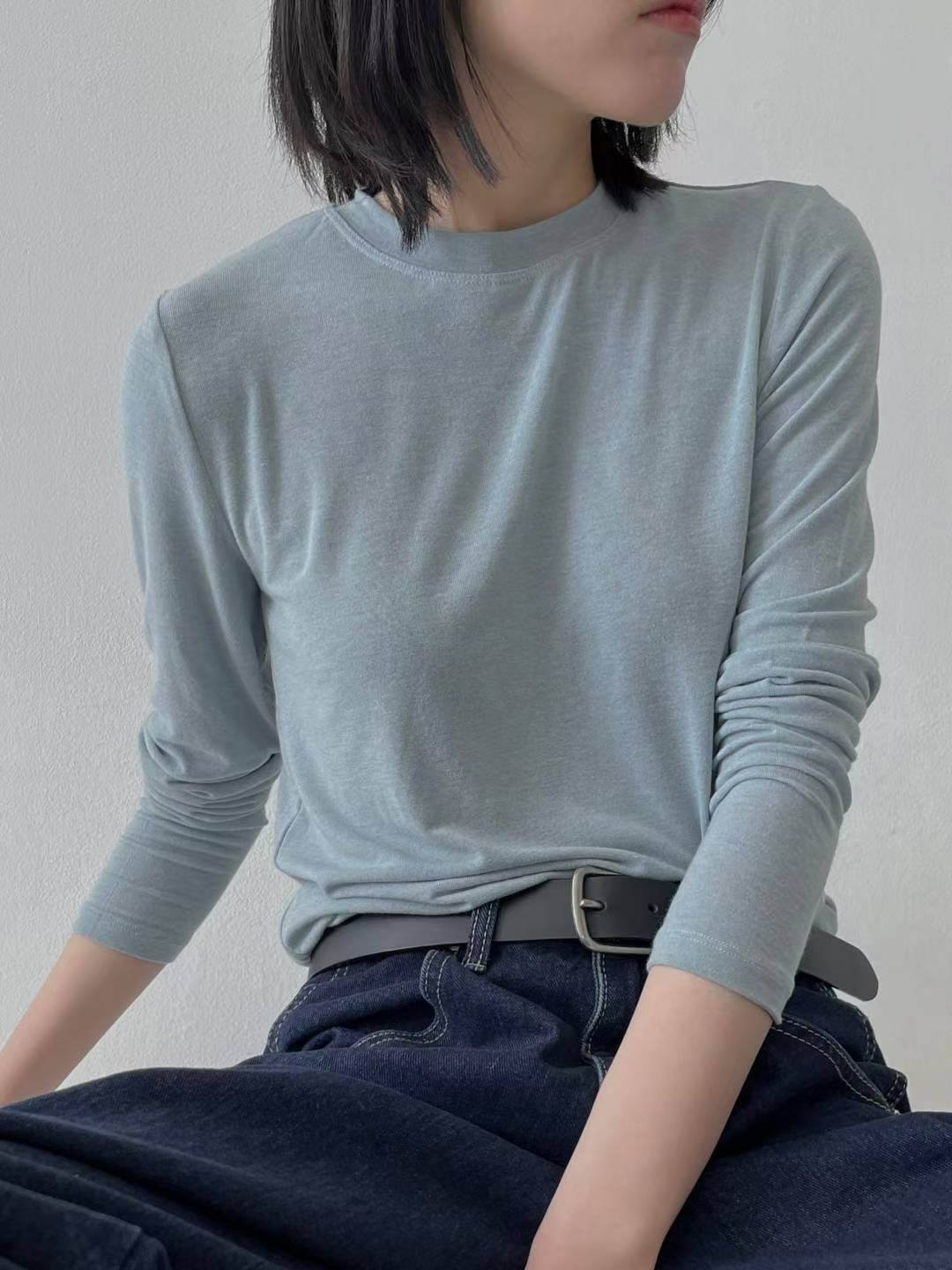 ZEST-제스트-T東大門㊣直郵女士新款真品熱賣休閑長袖T恤ZEST-2件起訂長袖T恤圖色6