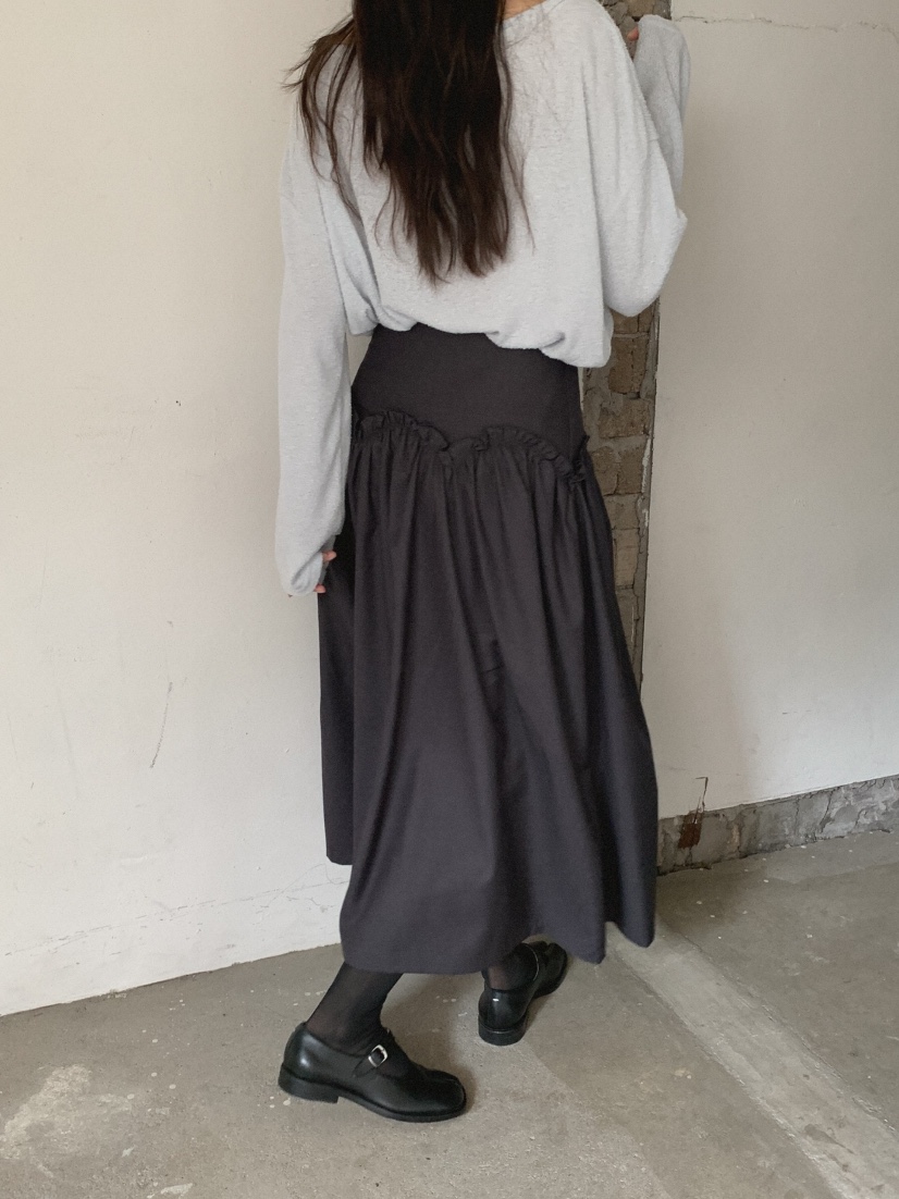 MOSMOS東大門㊣直郵女士新品25秋冬職業時尚熱賣推薦休閑長裙MOSMOS長裙