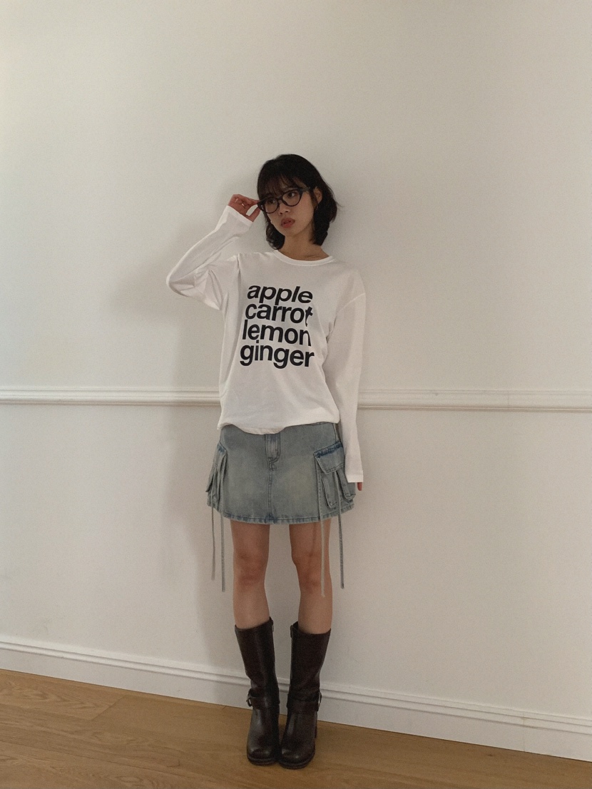 MOSMOS韓國代購㊣女裝新品人氣真品推薦25秋冬休閑職業短裙MOSMOS短裙