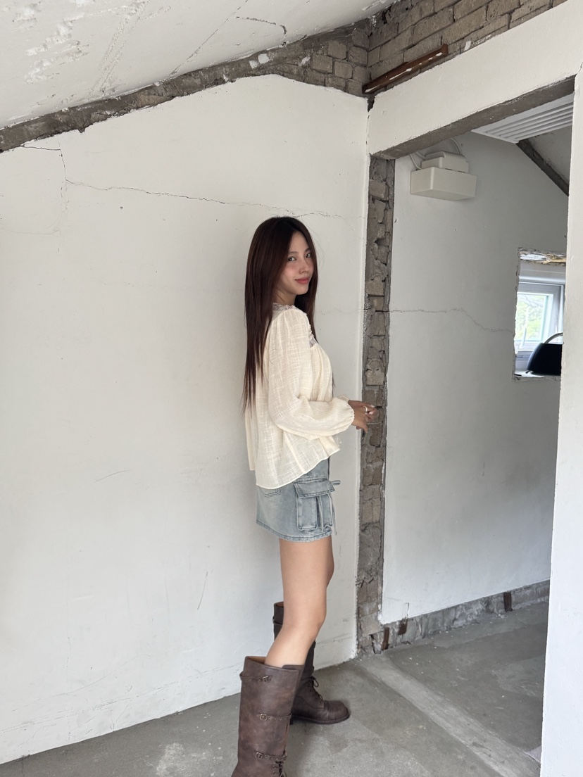 MOSMOS東大門㊣代購女裝新品人氣熱賣時尚推薦真品襯衫蕾絲衫MOSMOS襯衫/蕾絲衫