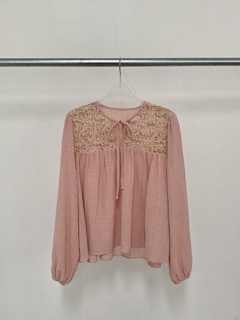 MOSMOS東大門㊣代購女裝新品人氣熱賣時尚推薦真品襯衫蕾絲衫MOSMOS襯衫/蕾絲衫圖色2