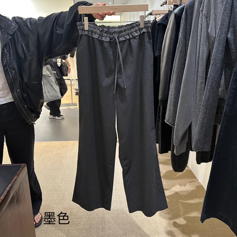 VEGETABLE東大門㊣代購女裝新品人氣推薦熱賣休閑休閑褲條紋VEGETABLE休閑褲