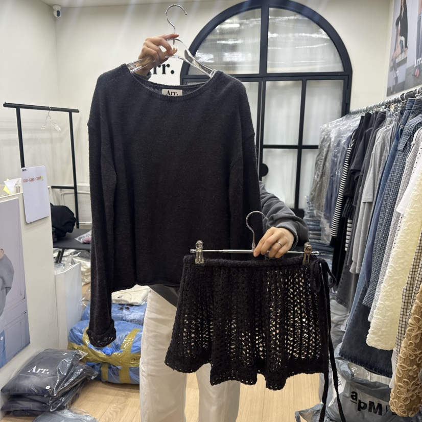 ARR韓國直郵㊣女士新品真品推薦休閑職業人氣時尚熱賣套裝套裝ARR套裝圖色2