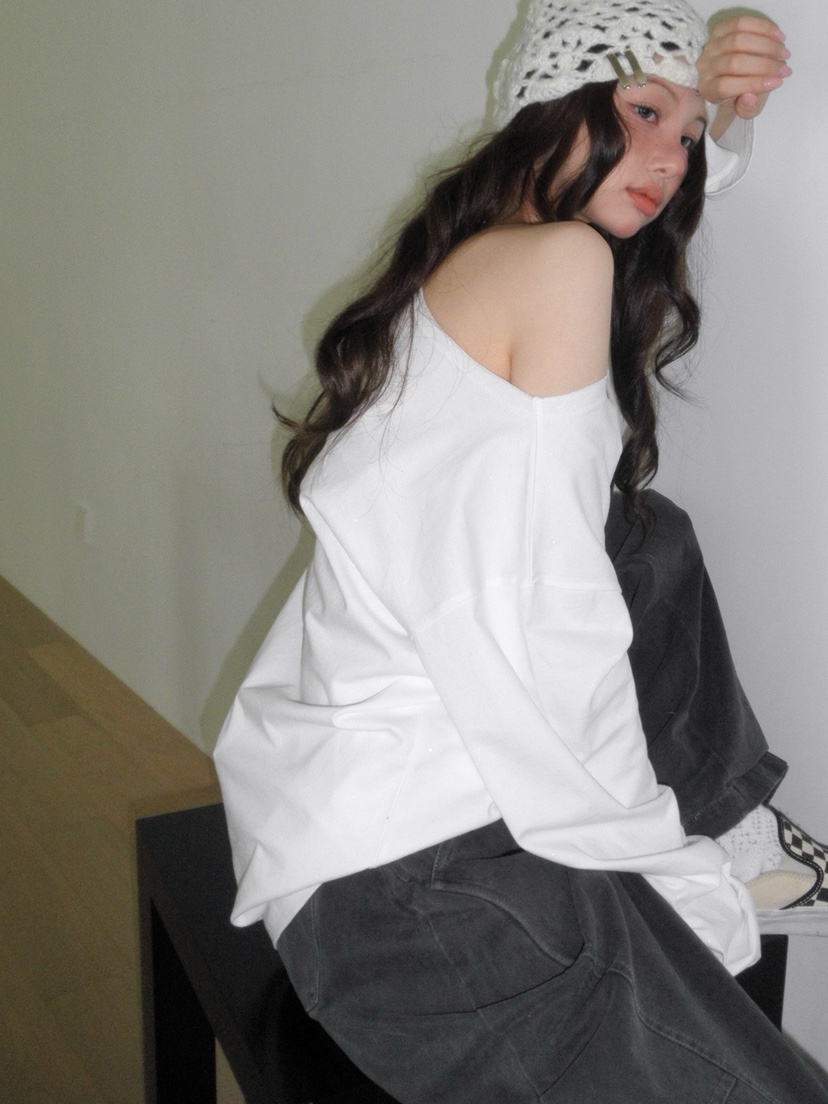 JKICHI韓國直郵㊣女裝新品職業真品人氣25秋冬熱賣推薦長袖T恤JKICHI長袖T恤