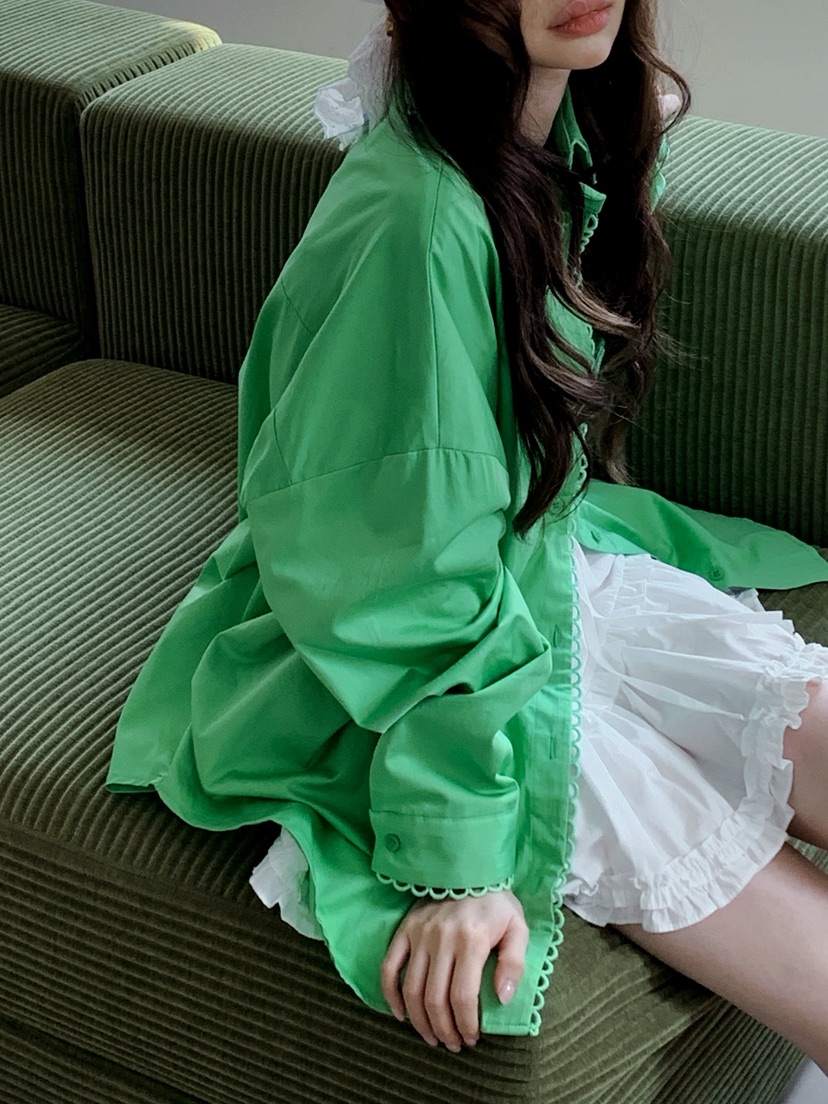 JKICHI東大門㊣實拍女士新款25秋冬職業熱賣時尚襯衫蕾絲衫JKICHI襯衫/蕾絲衫