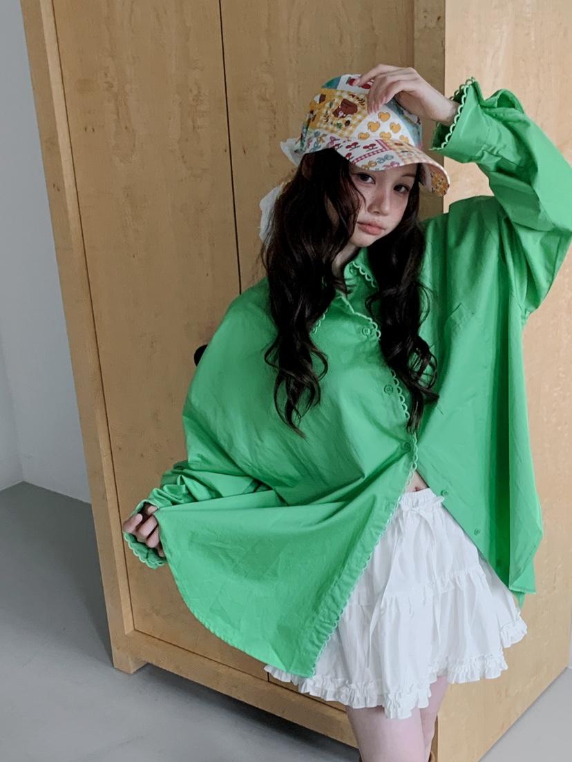JKICHI東大門㊣實拍女士新款25秋冬職業熱賣時尚襯衫蕾絲衫JKICHI襯衫/蕾絲衫
