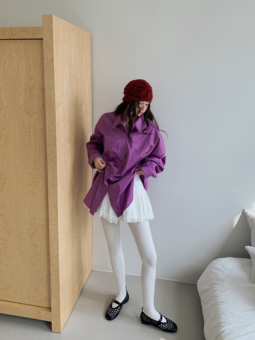 JKICHI東大門㊣實拍女士新款25秋冬職業熱賣時尚襯衫蕾絲衫JKICHI襯衫/蕾絲衫