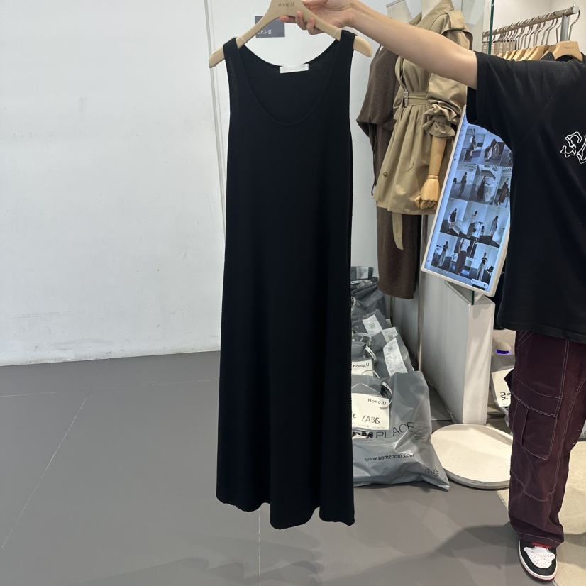 HONG.U韓國代購㊣女士新款推薦時尚真品人氣熱賣職業連衣裙HONG.U連衣裙圖色3