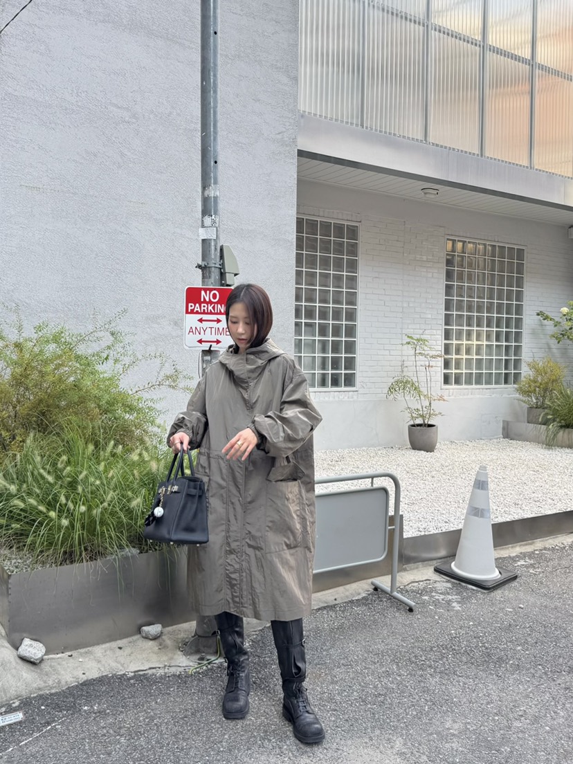 THE ABLE東大門㊣直郵女裝新品職業人氣休閑長款風衣連帽衫THE ABLE/TA長款風衣