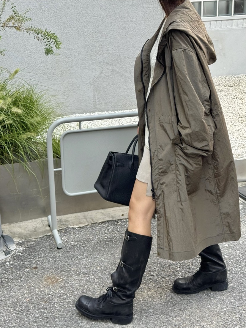 THE ABLE東大門㊣直郵女裝新品職業人氣休閑長款風衣連帽衫THE ABLE/TA長款風衣
