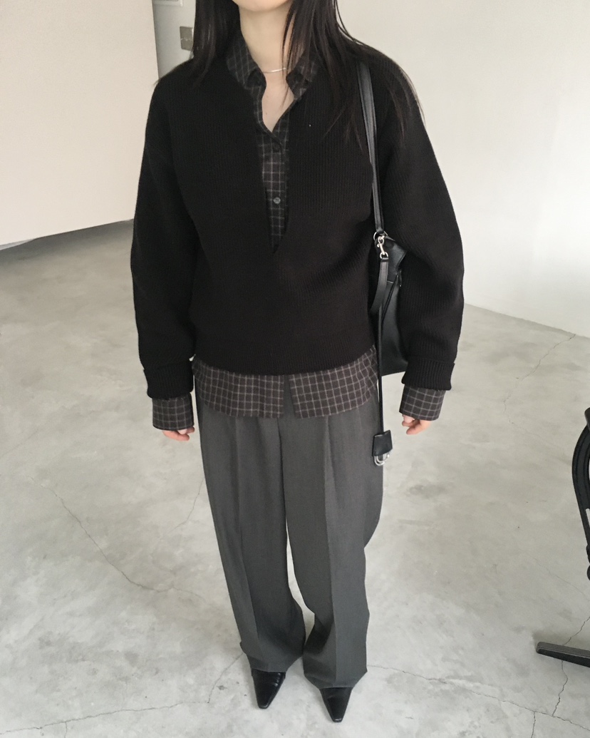 HEMP-P東大門㊣實拍女裝新款推薦時尚真品職業休閑人氣針織衫hemp針織衫