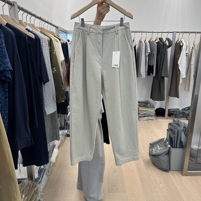 LTMS韓國代購㊣女士新品時尚休閑職業25秋冬真品人氣休閑褲LTMS休閑褲圖色1