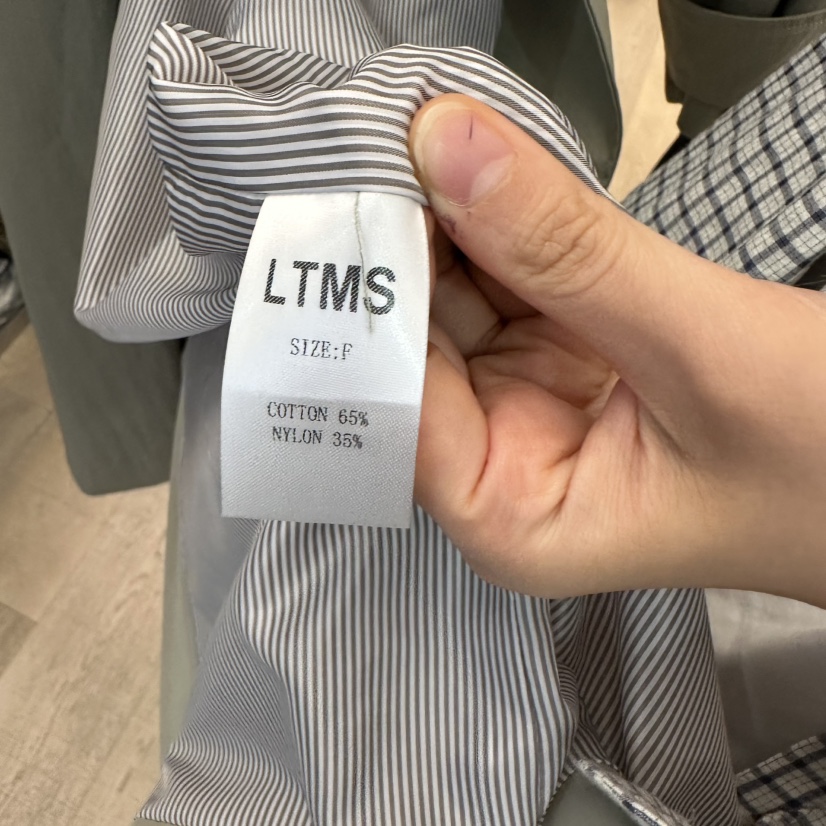 LTMS韓國代購㊣女裝新款推薦職業25秋冬真品長款風衣含腰帶LTMS長款風衣