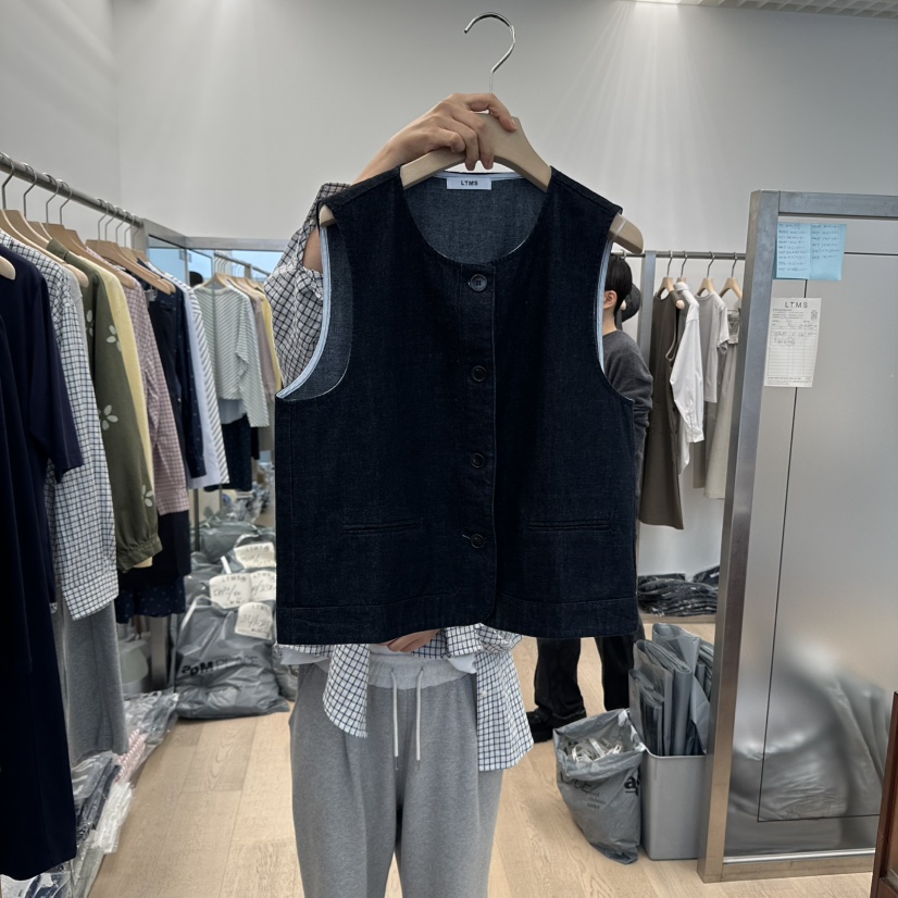 LTMS東大門㊣代購女裝新品人氣25秋冬休閑熱賣職業時尚馬甲LTMS馬甲
