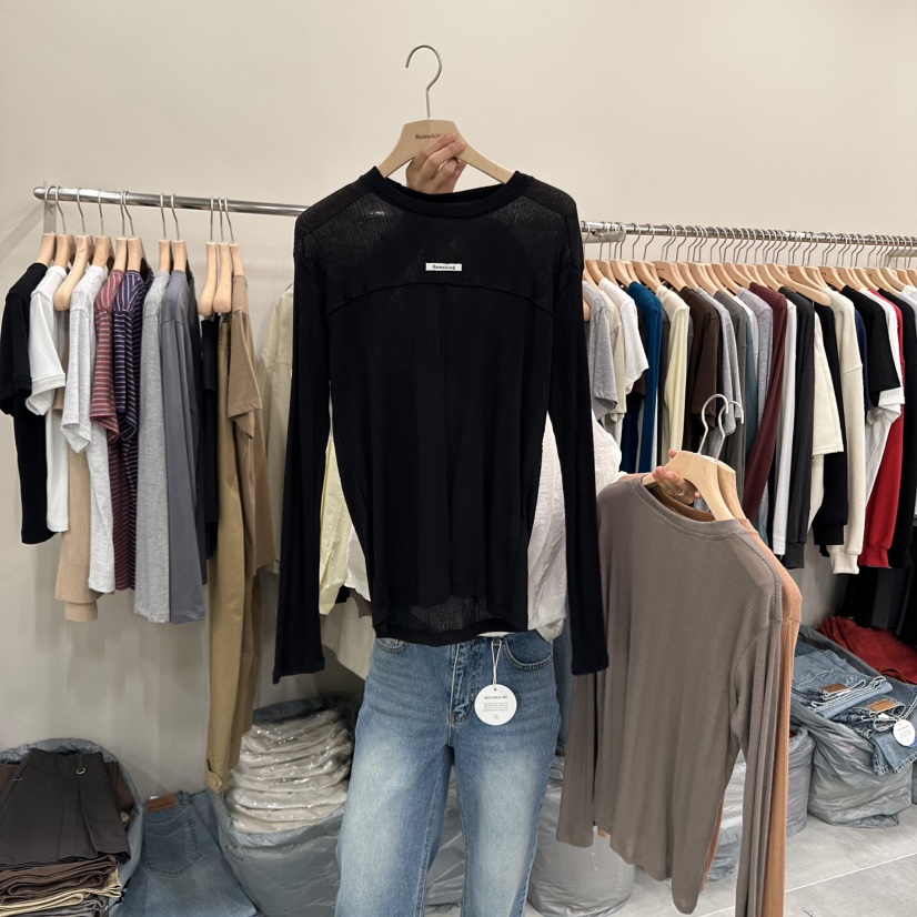 URBANSTORY/REMAKING東大門㊣代購女裝新款真品職業長袖T恤Remaking/URBANSTORY長袖T恤圖色4